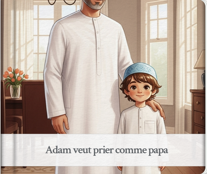 Adam veut prier comme papa